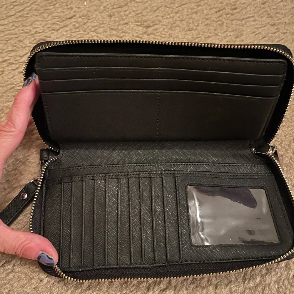 Michael Kors Black Wristlet Clutch - Picture 2 of 5